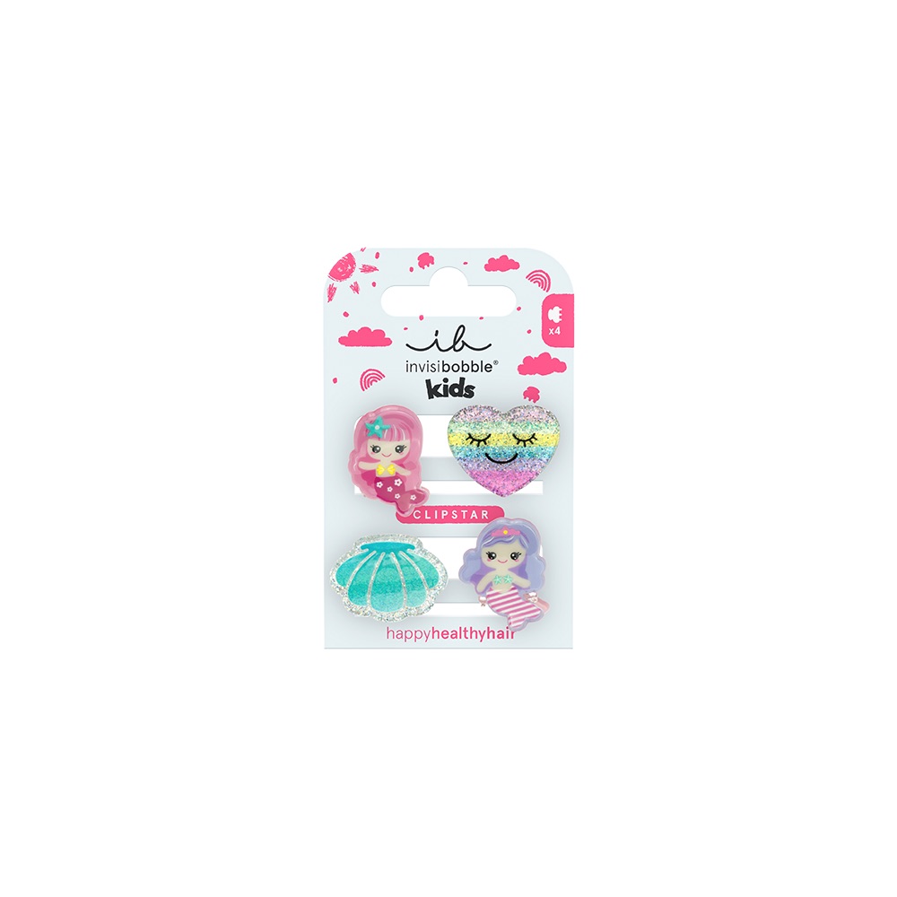 Invisibobble Clipstar Kids Mermaid Dreams dětské skřipečky 4 ks