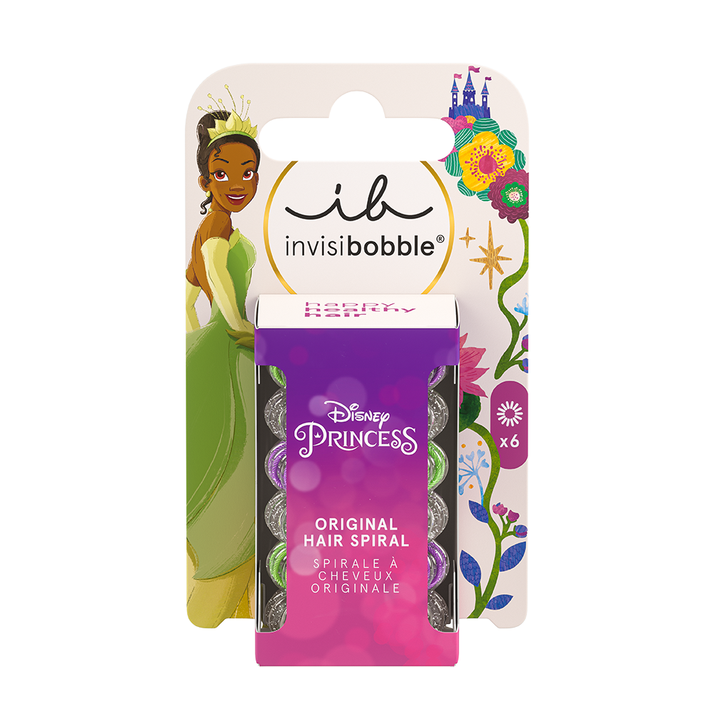 Invisibobble Kids Original Disney Tiana gumičky do vlasů 6 ks