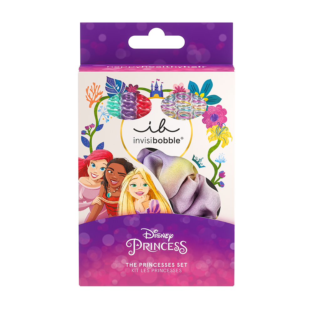 Invisibobble Kids set Disney The Princesses gumičky do vlasů 7 ks