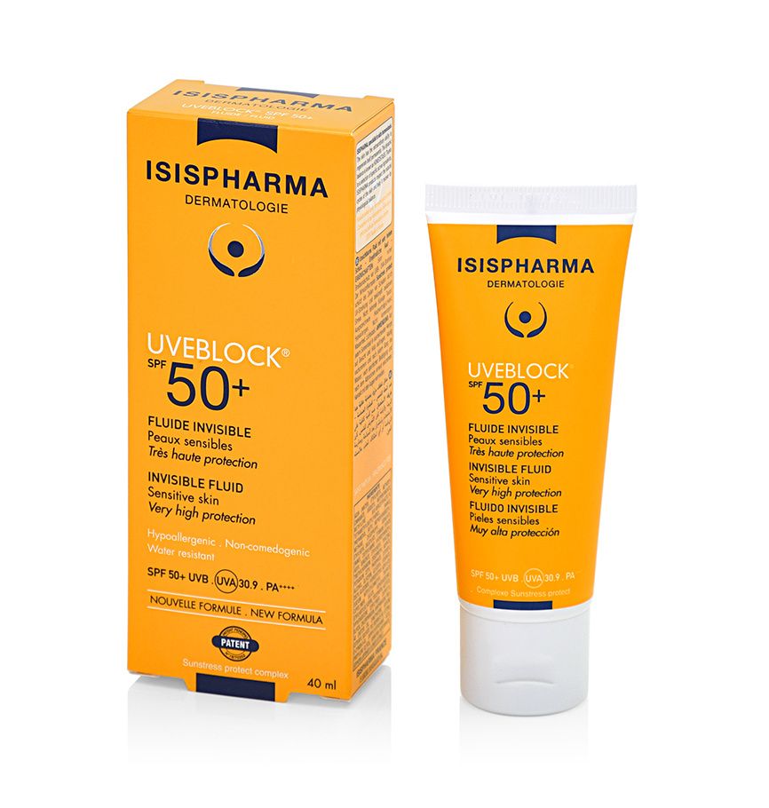 ISISPHARMA UVEBLOCK Invisible Fluid SPF50+ 40 ml