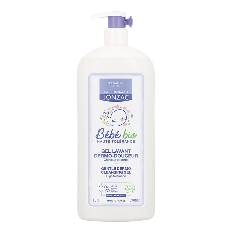 JONZAC Bébé Dětský čisticí gel na vlasy a tělo BIO 1000 ml