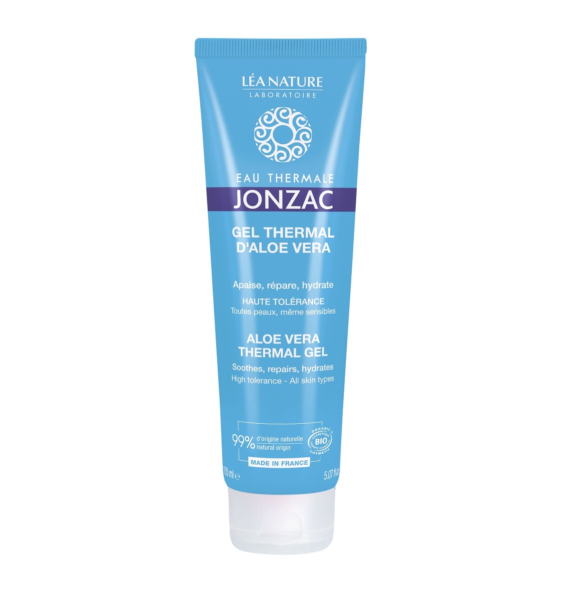 JONZAC Termální hydratační gel s Aloe vera BIO 150 ml