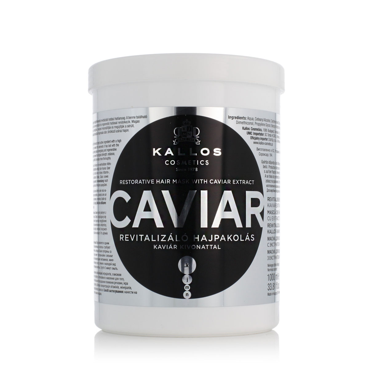 Kallos Cosmetics Kallos Caviar Restorative Hair Mask 1000 ml