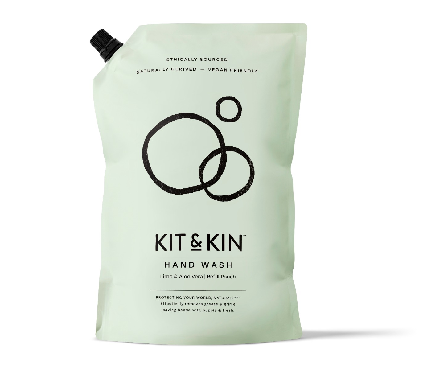 Kit & Kin Mýdlo na ruce Lime & Aloe Vera náplň 1 l