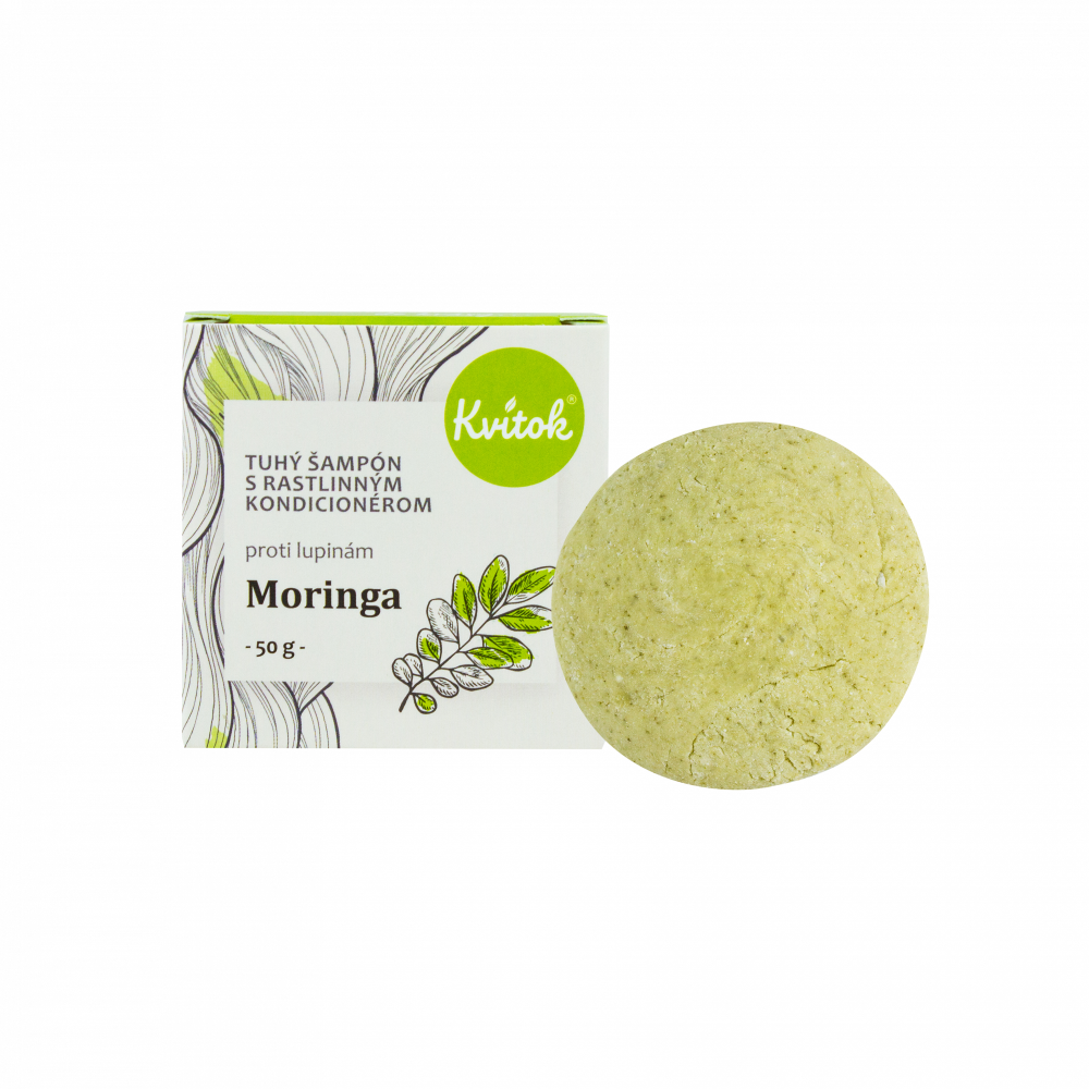 Kvitok Tuhý šampon s kondicionérem proti lupům Mor 50 g