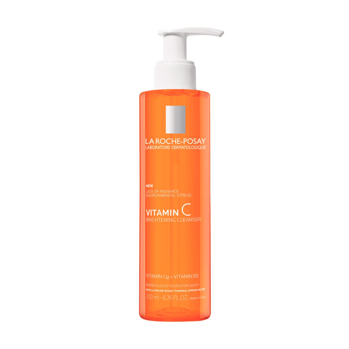 La Roche-Posay Pure Vitamin C pěnivý čisticí gel na rozjasnění pleti 200 ml