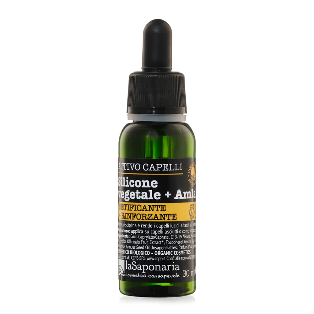 laSaponaria Suchý olej na vlasy rostlinný silikon + Amla 30 ml