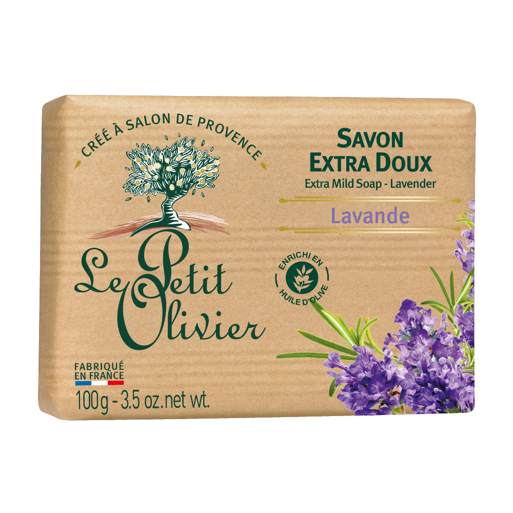 Le Petit Olivier Extra jemné mýdlo Levandule 100 g