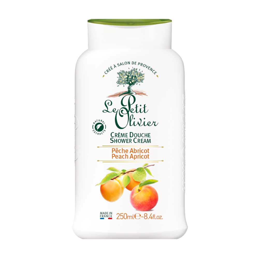 Le Petit Olivier Sprchový krém Broskev a meruňka 250 ml