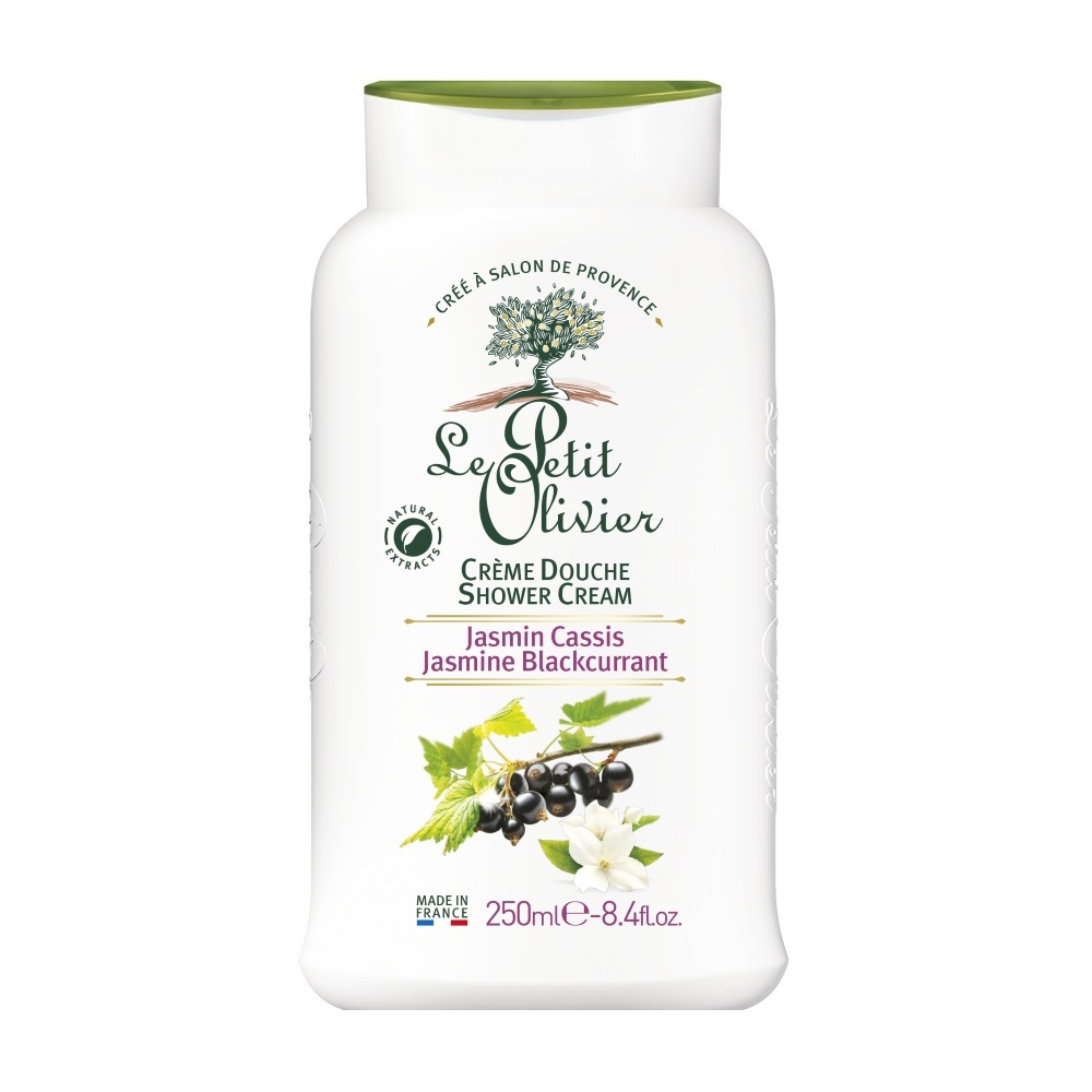 Le Petit Olivier Sprchový krém Jasmín a černý rybíz 250 ml