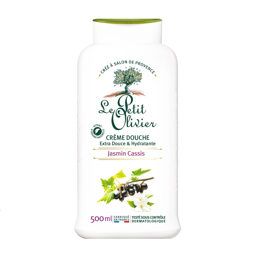 Le Petit Olivier Sprchový krém Jasmín a černý rybíz 500 ml