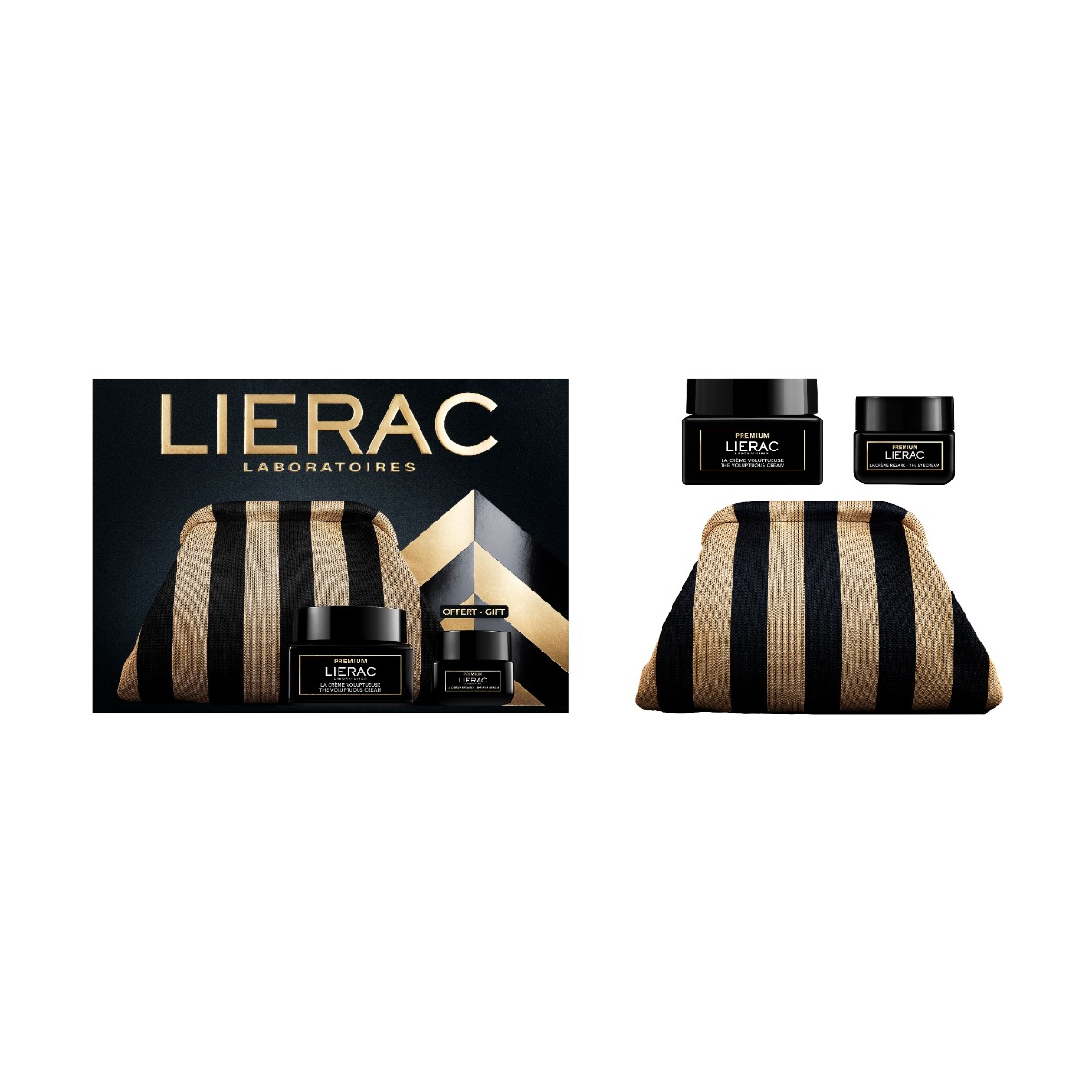 Lierac Premium Výživný krém a oční péče kosmetická sada 2 ks