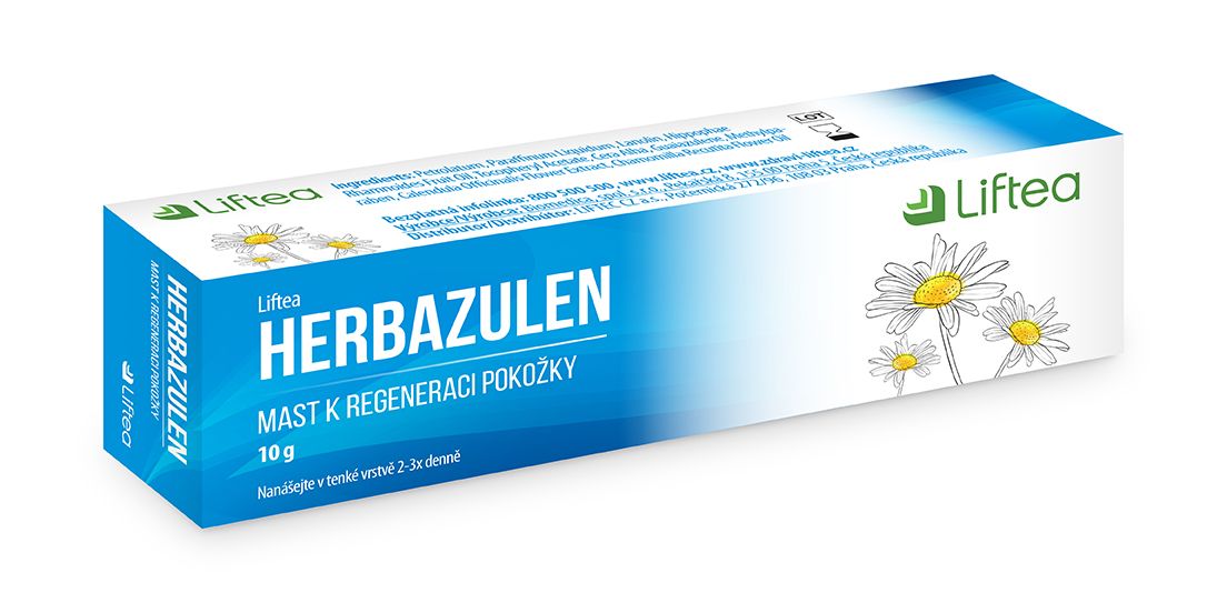 Liftea Herbazulen mast na podráždenou pokožku 10 g