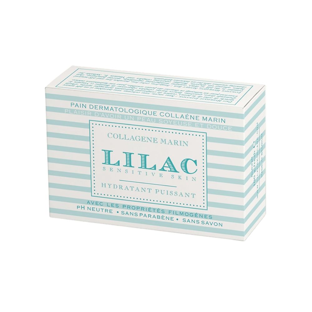 LILAC Zpevňující mycí kostka s mořským kolagenem 100 g