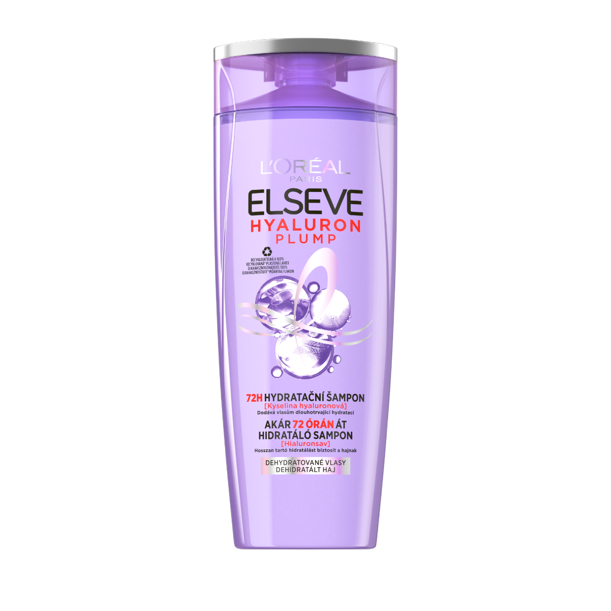 Loréal Paris Elseve Plump 72H hydratační šampon s kyselinou hyaluronovou 400 ml