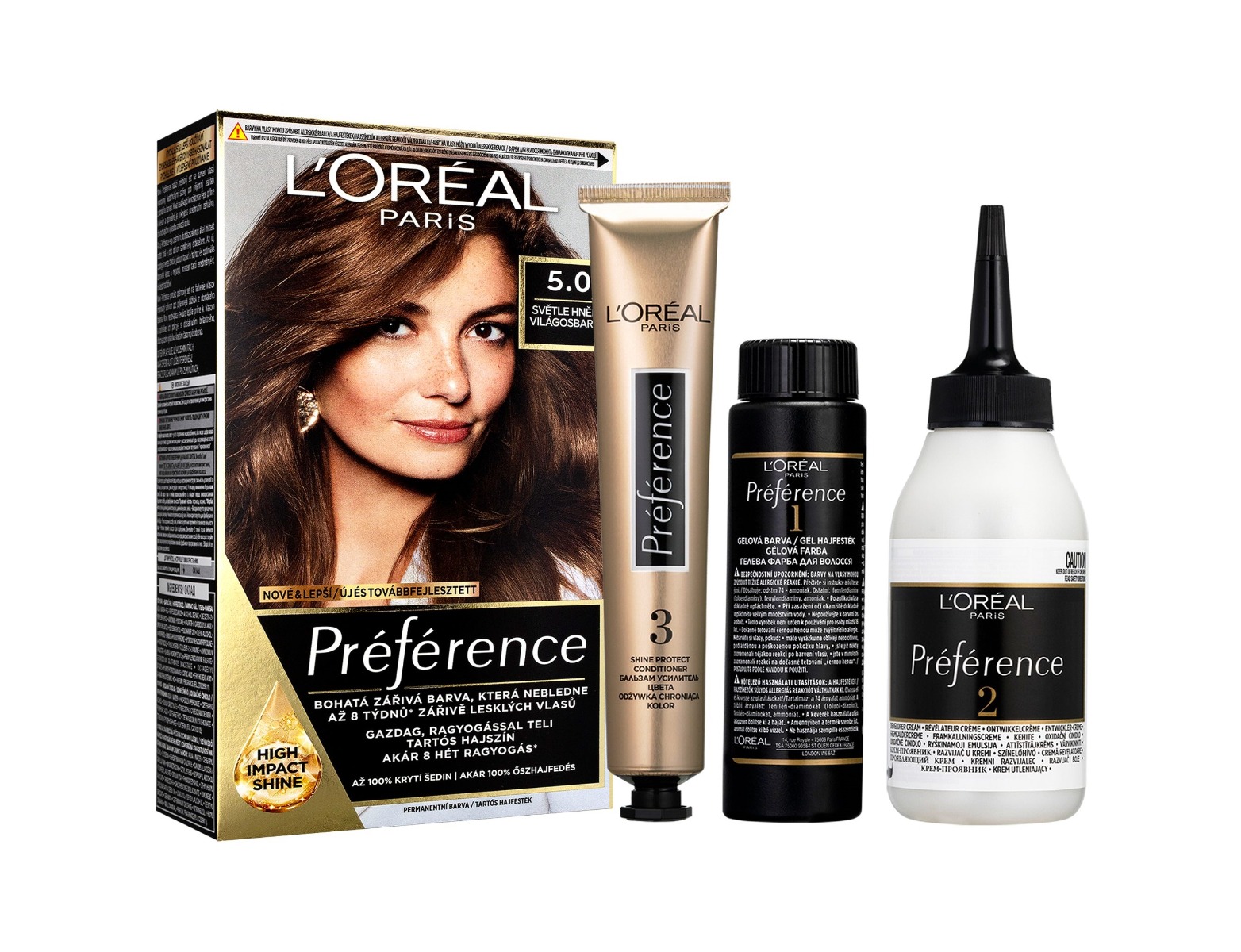 Loréal Paris Preference 5.0 světle hnědá