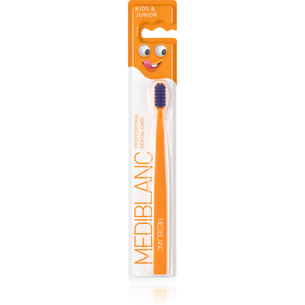 MEDIBLANC Dětský zubní kartáček Ultra Soft 1 ks oranžový