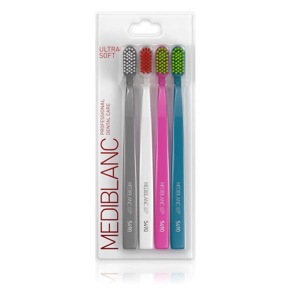 MEDIBLANC Zubní kartáček Ultra Soft 4 ks