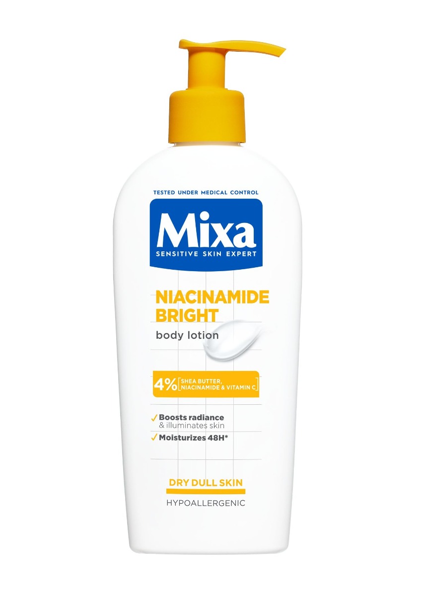 Mixa Niacinamide Bright Tělové mléko 250 ml