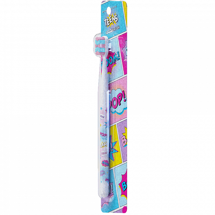 Montcarotte Teens Toothbrush White zubní kartáček 1 ks