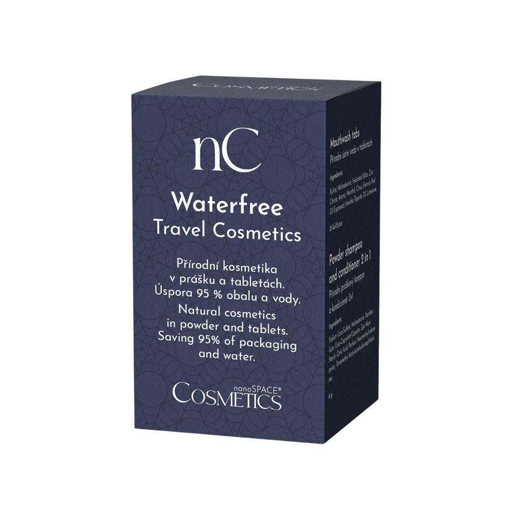 nanoSPACE Cosmetics Cestovní sada bezvodé kosmetiky