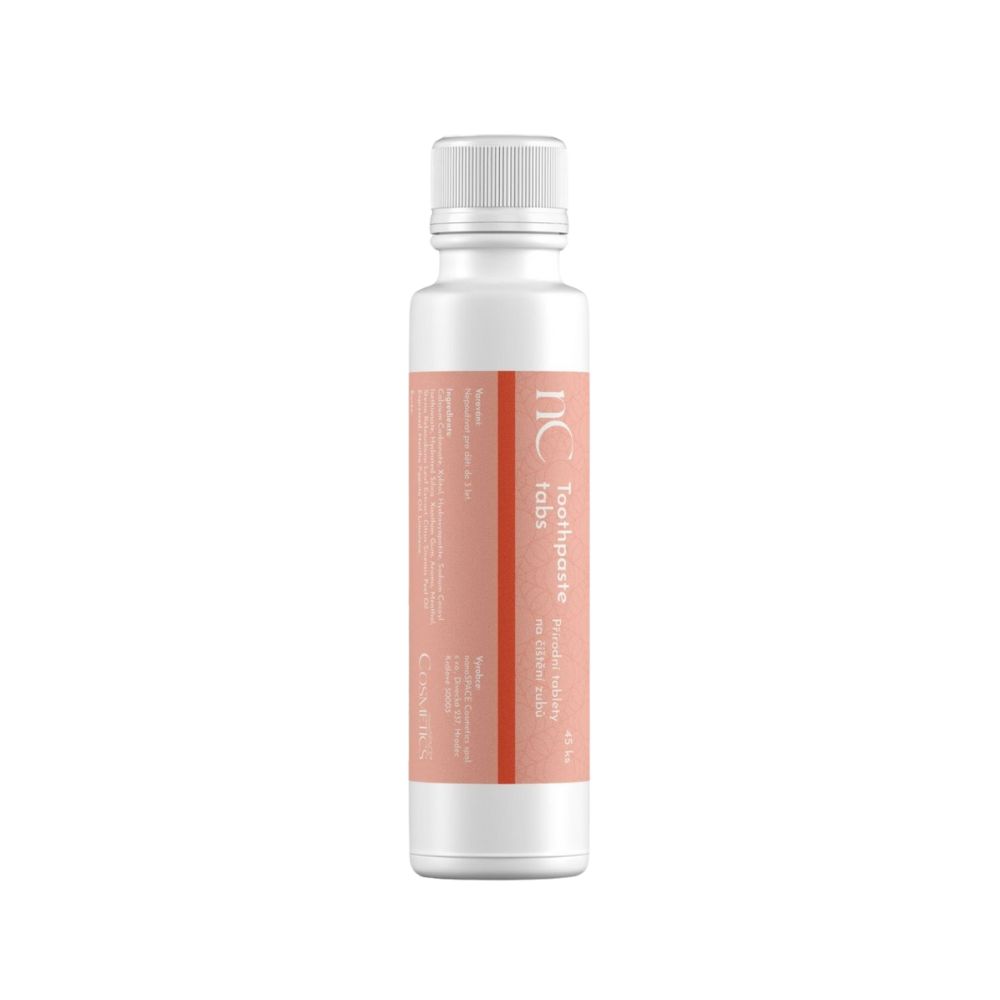 nanoSPACE Cosmetics Veganská zubní pasta v tabletách 45 ks