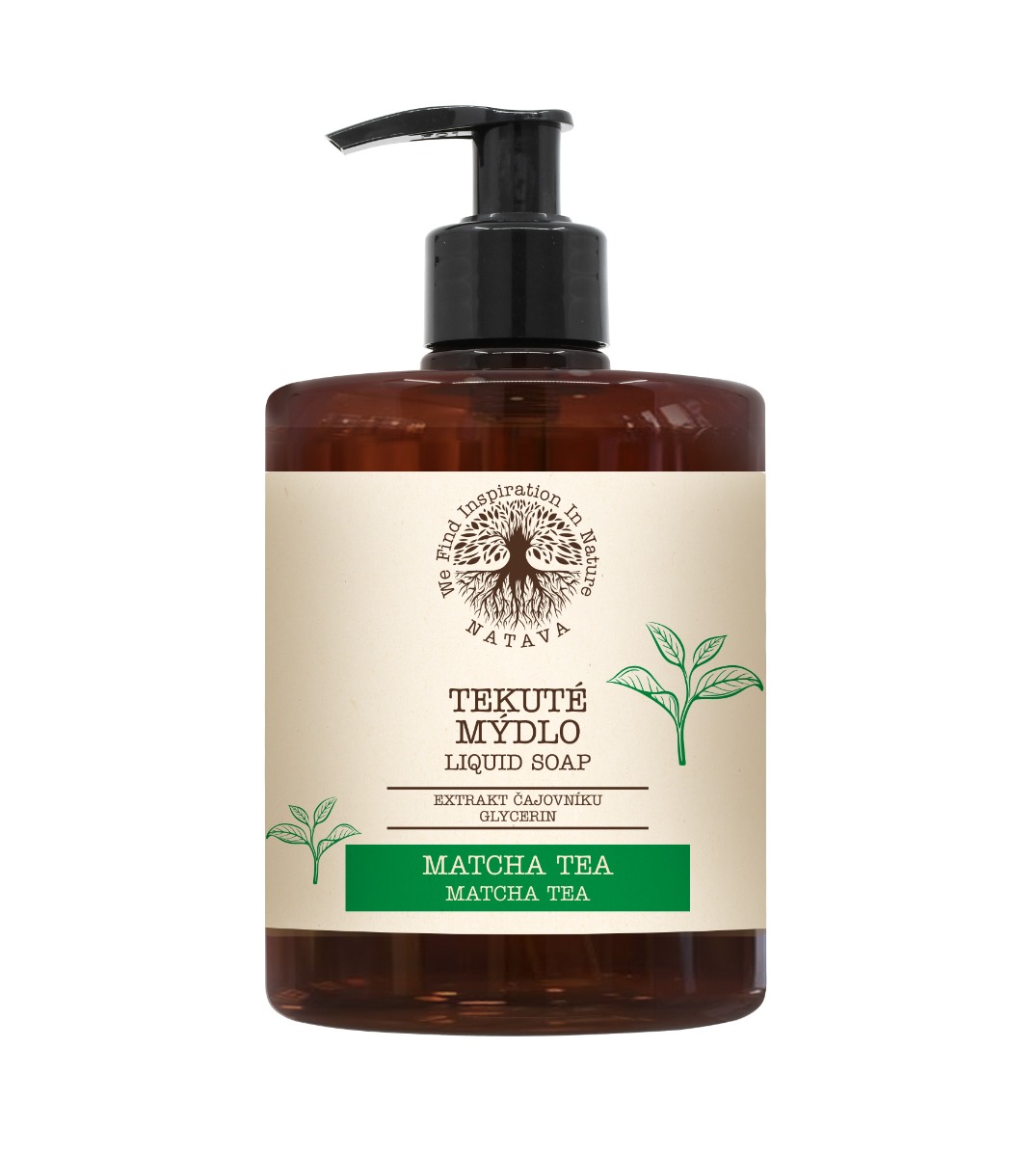 Natava Tekuté mýdlo Matcha Tea 500 ml