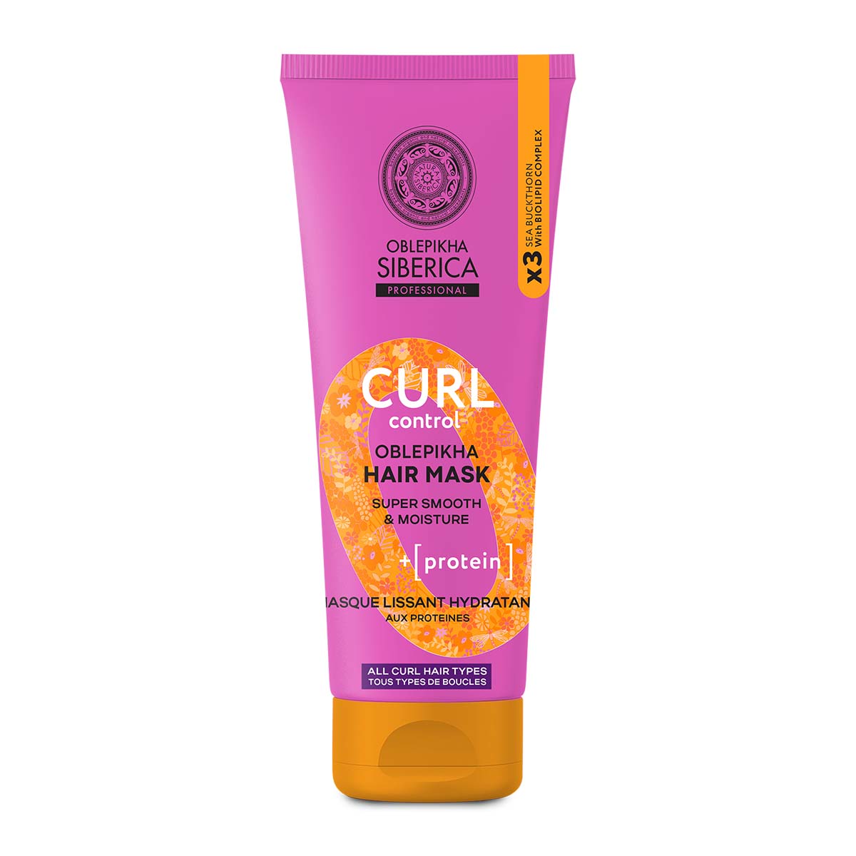 Natura Siberica Oblepikha Curl Proteinová maska 200 ml