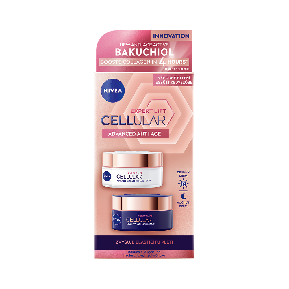 Nivea Cellular Expert Lift denní a noční krém 2x50 ml
