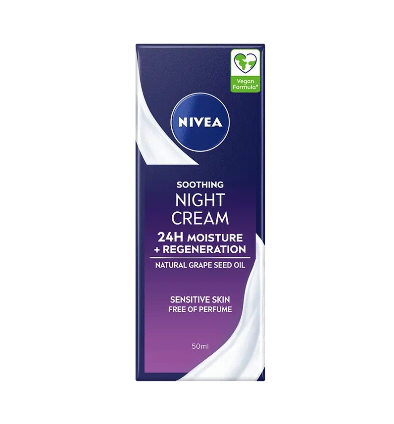 Nivea Essential Zklidňující noční krém 50 ml
