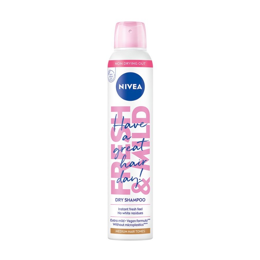 Nivea Fresh&Mild suchý šampon na světlejší tón vlasů 200 ml