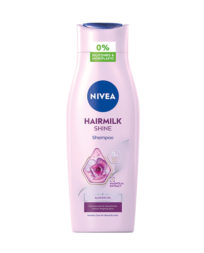 Nivea Hairmilk Shine šampon 400 ml