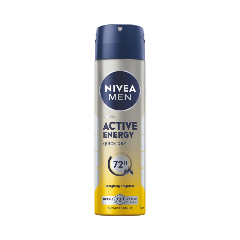 Nivea Men Active Energy antiperspirant ve spreji 150 ml