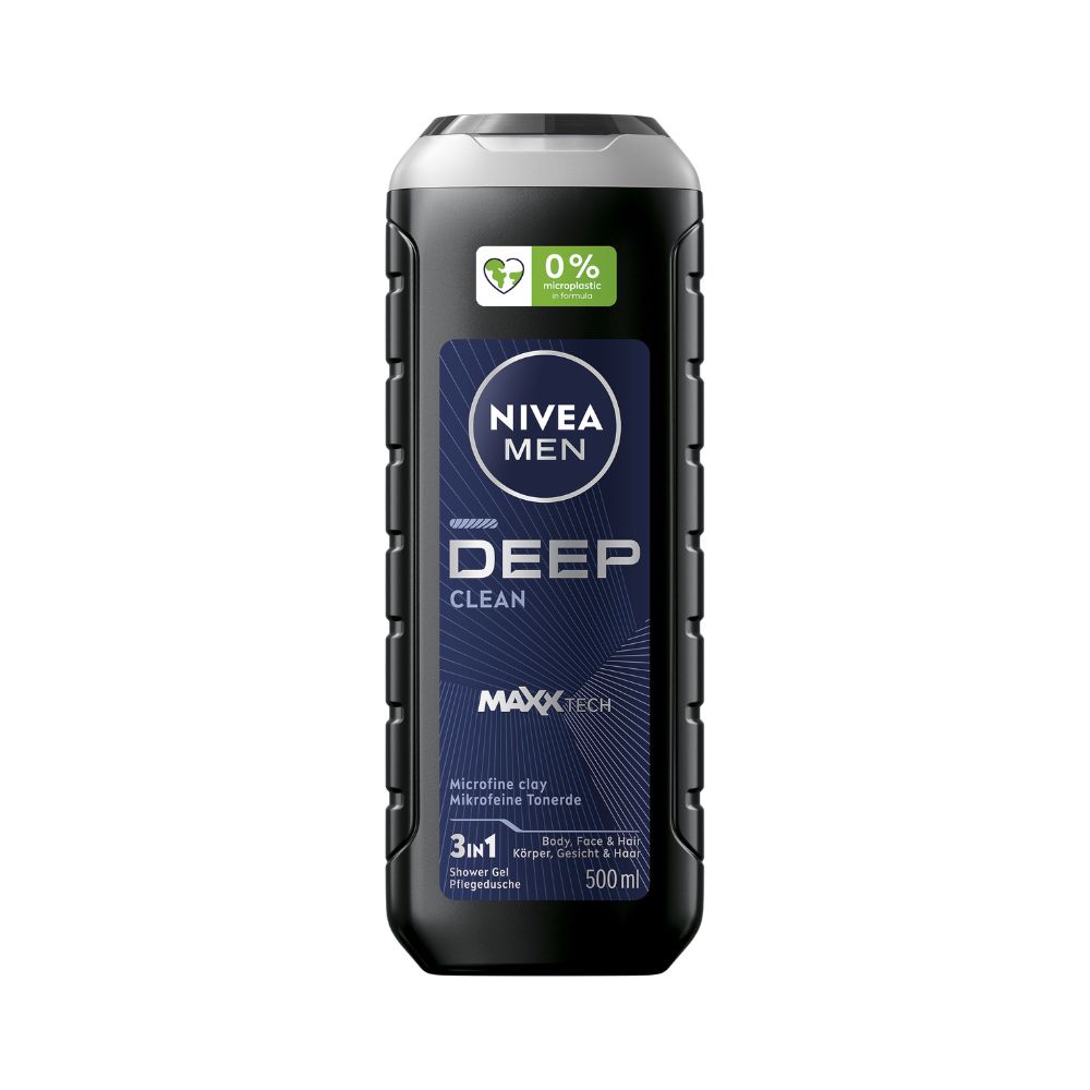 Nivea Men Deep Clean 3v1 sprchový gel 500 ml