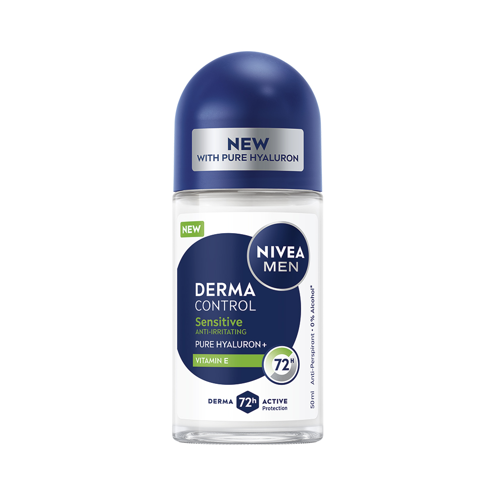 Nivea Men Derma Control Sensitive kuličkový antiperspirant 50 ml