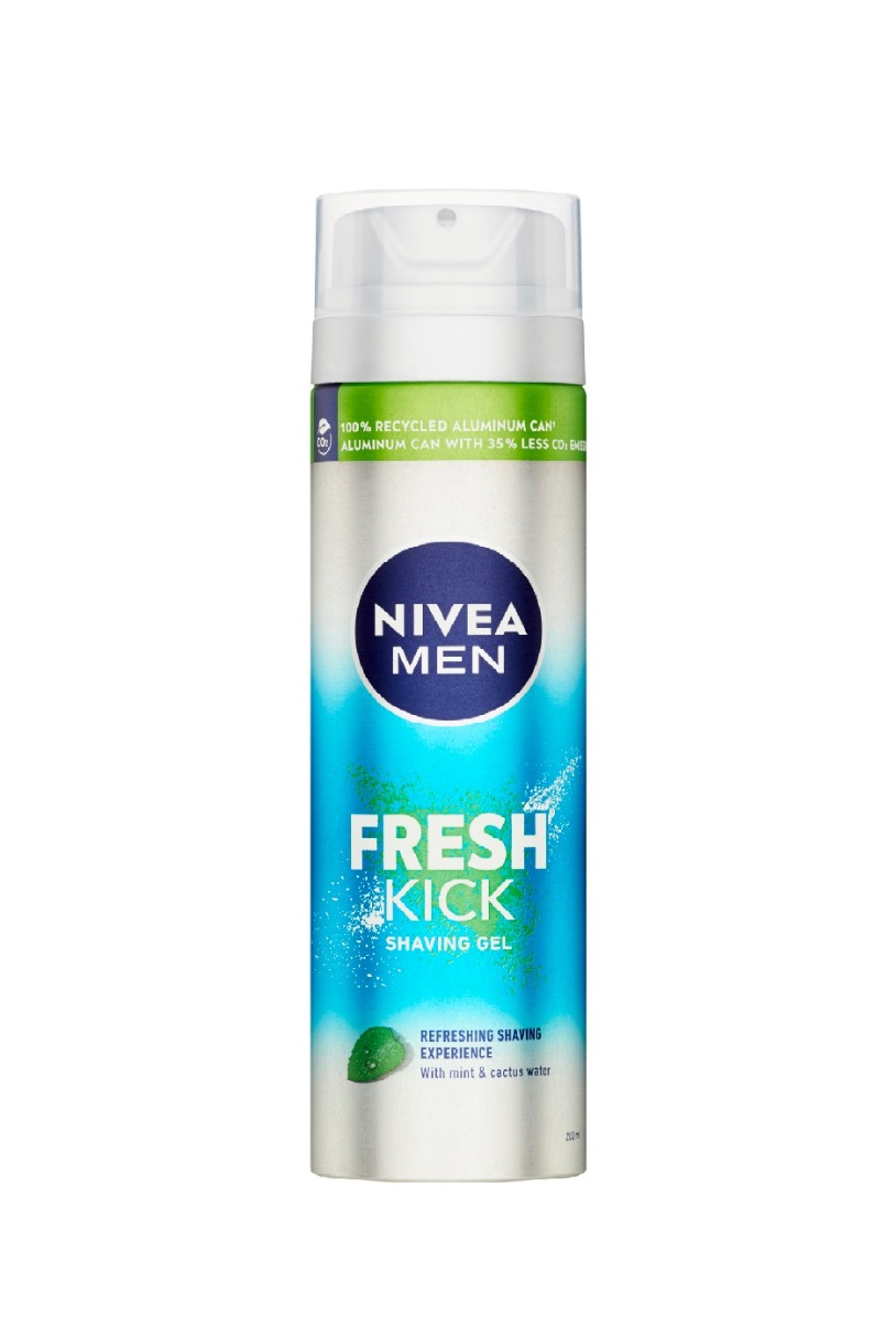 Nivea Men Fresh Kick gel na holení pro muže 200 ml