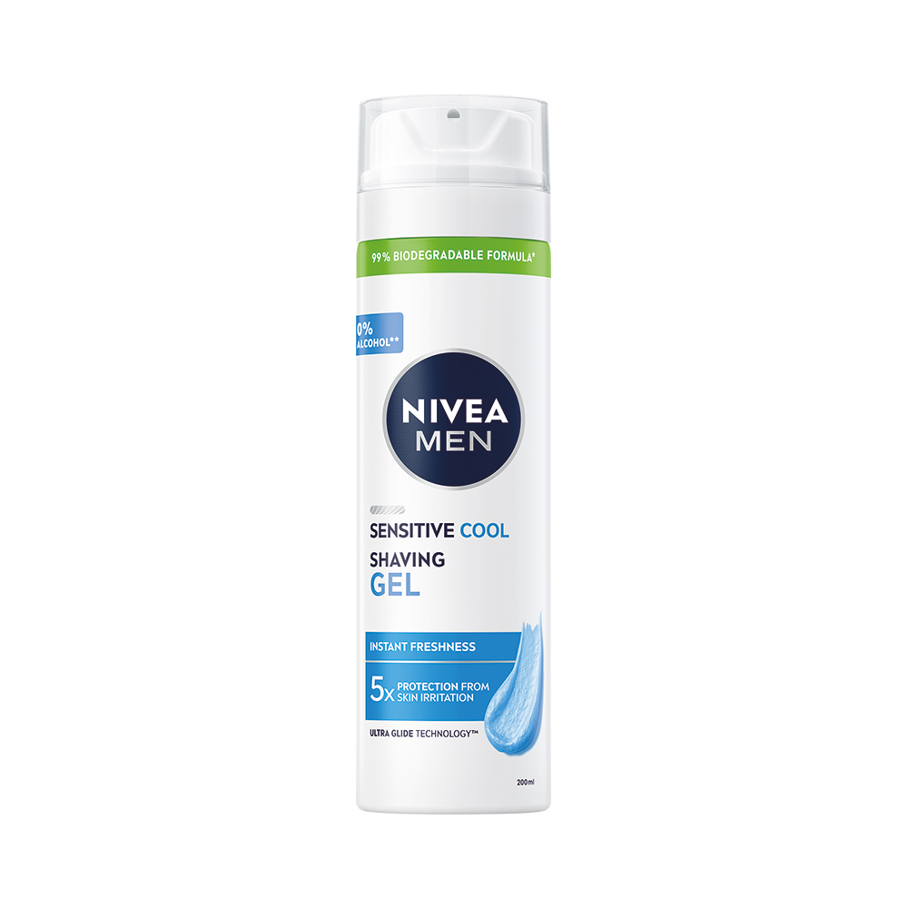 Nivea Men Sensitive Cool gel na holení 200 ml