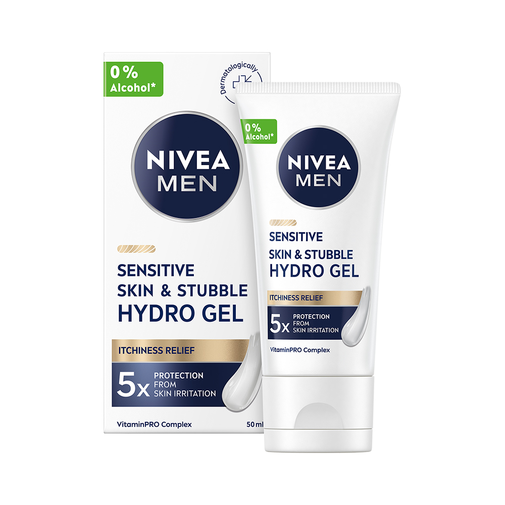 Nivea Men Sensitive krémový gel na citlivou pleť a strniště 50 ml