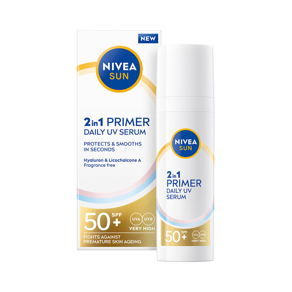 Nivea SUN 2v1 Primer OF50+ UV sérum 30 ml