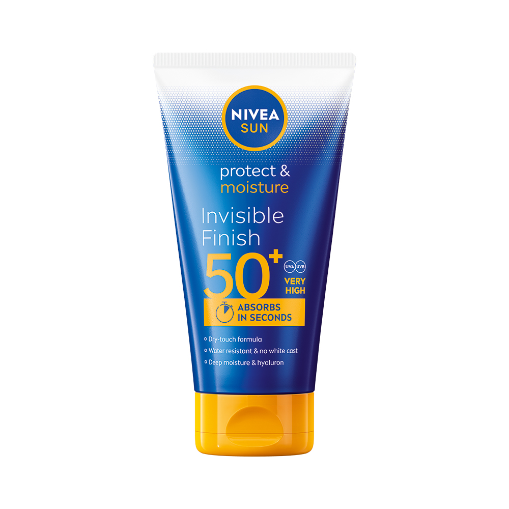 Nivea SUN Protect & Moisture Invisible Finish OF50+ mléko na opalování 150 ml