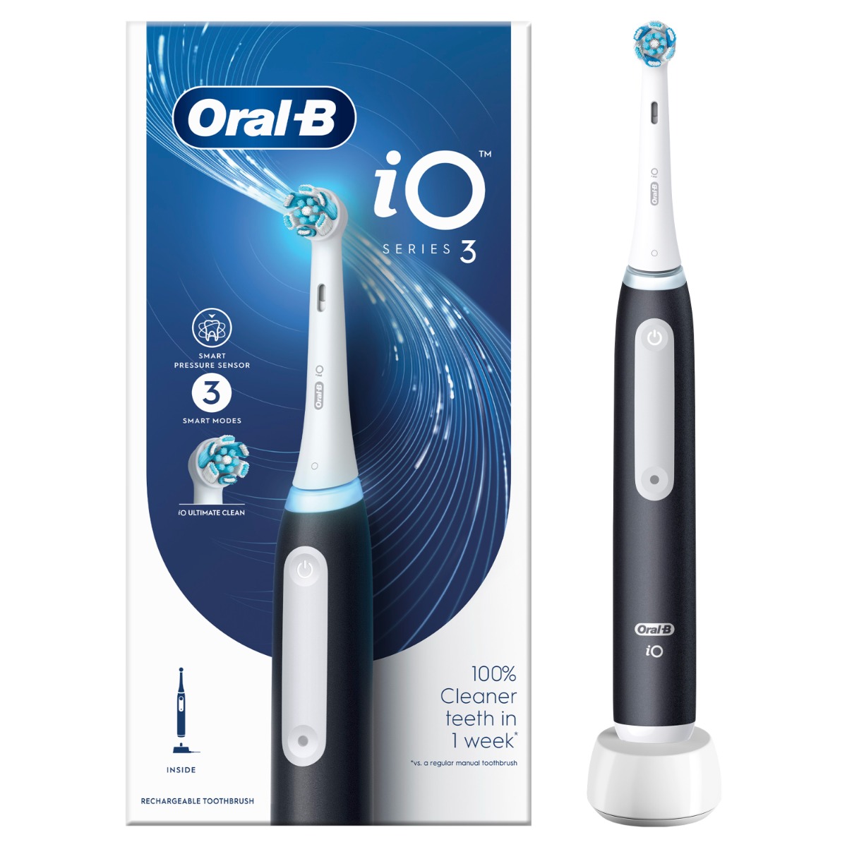 Oral-B iO Series 3 elektrický zubní kartáček Black