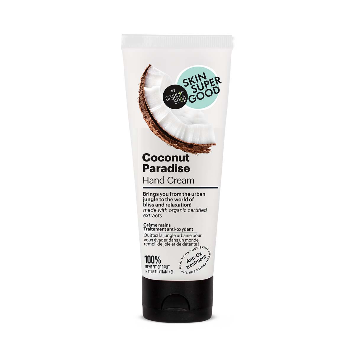 Organic Shop Skin Super Good Krém na ruce Kokosový ráj 75 ml