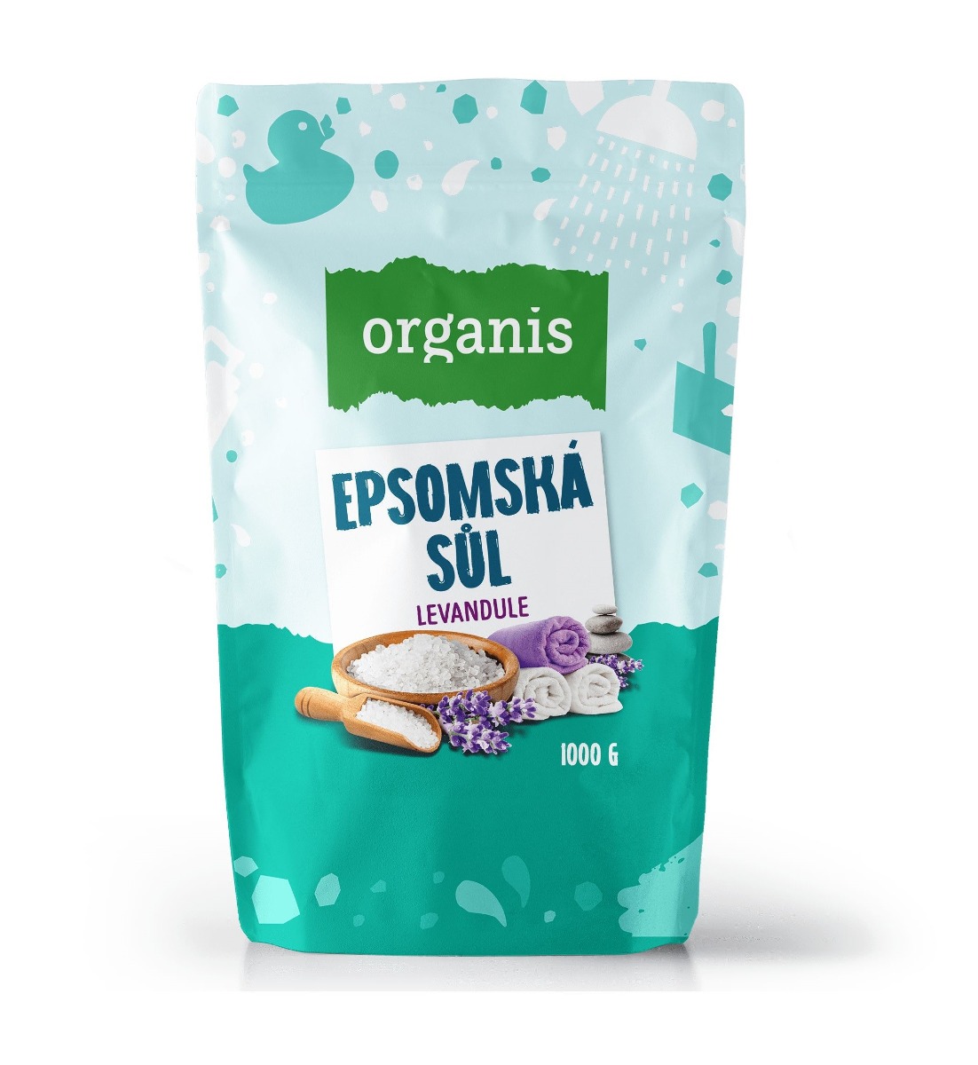 Organis Epsomská sůl Levandule 1000 g