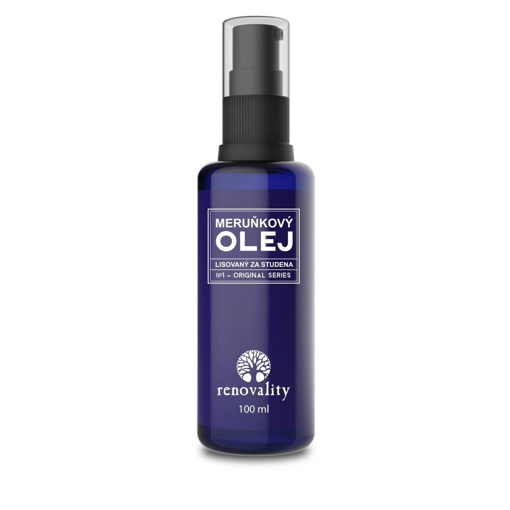 Renovality Meruňkový olej za studena lisovaný 100 ml
