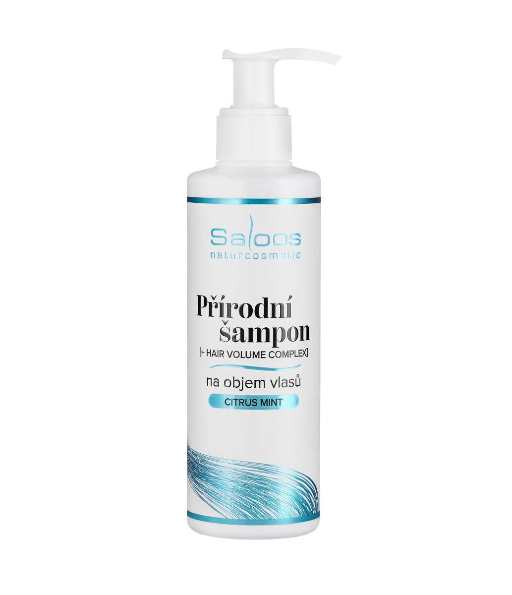 Saloos Přírodní šampon na objem vlasů Citrus Mint 200 ml