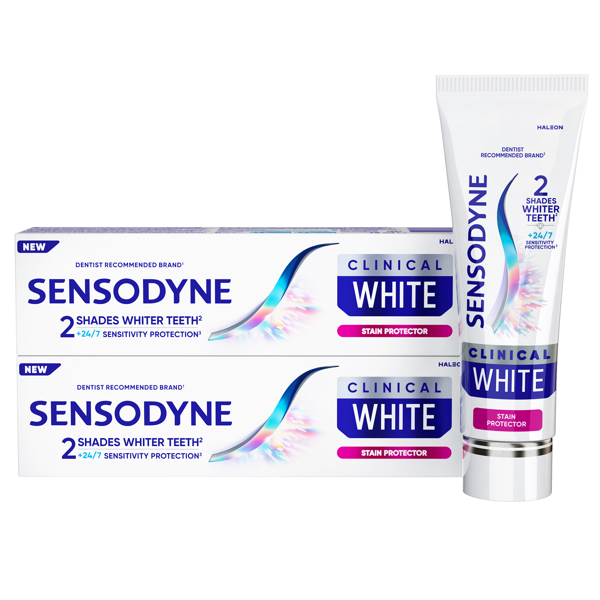 Sensodyne Clinical White zubní pasta 2x75 ml