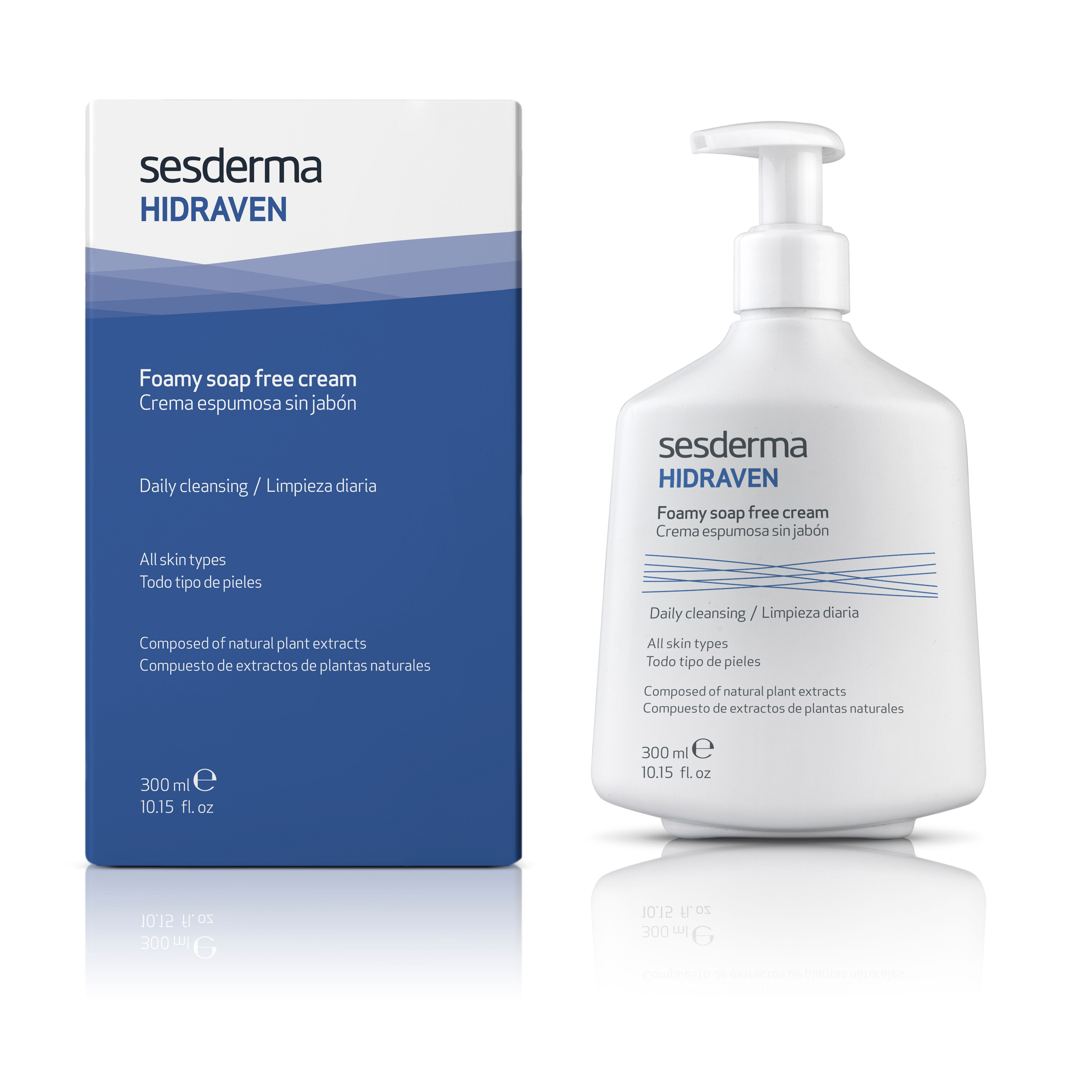 Sesderma Hidraven Pěnivý krém bez mýdla 300 ml