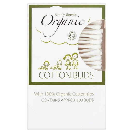 Simply Gentle Organické vatové tyčinky 200 ks