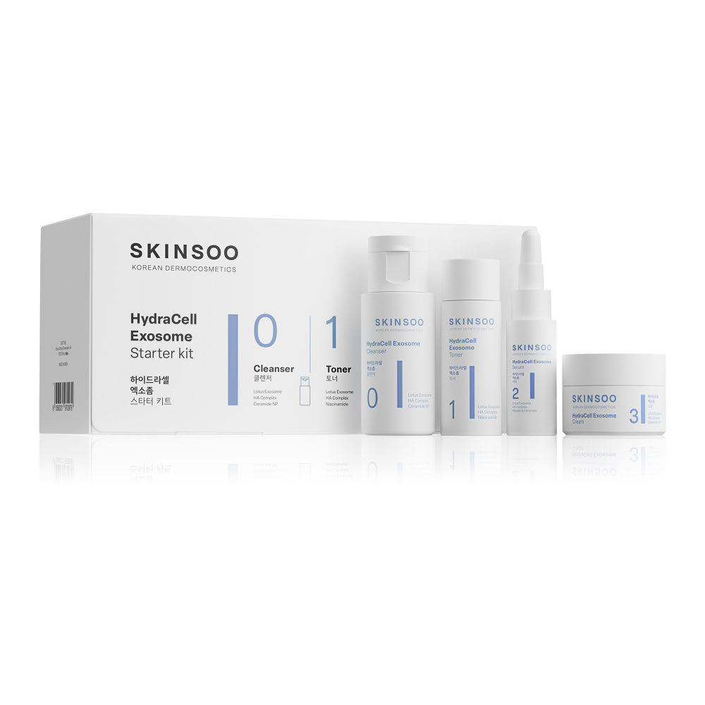 SKINSOO HydraCell Exosome startovací sada 4 ks