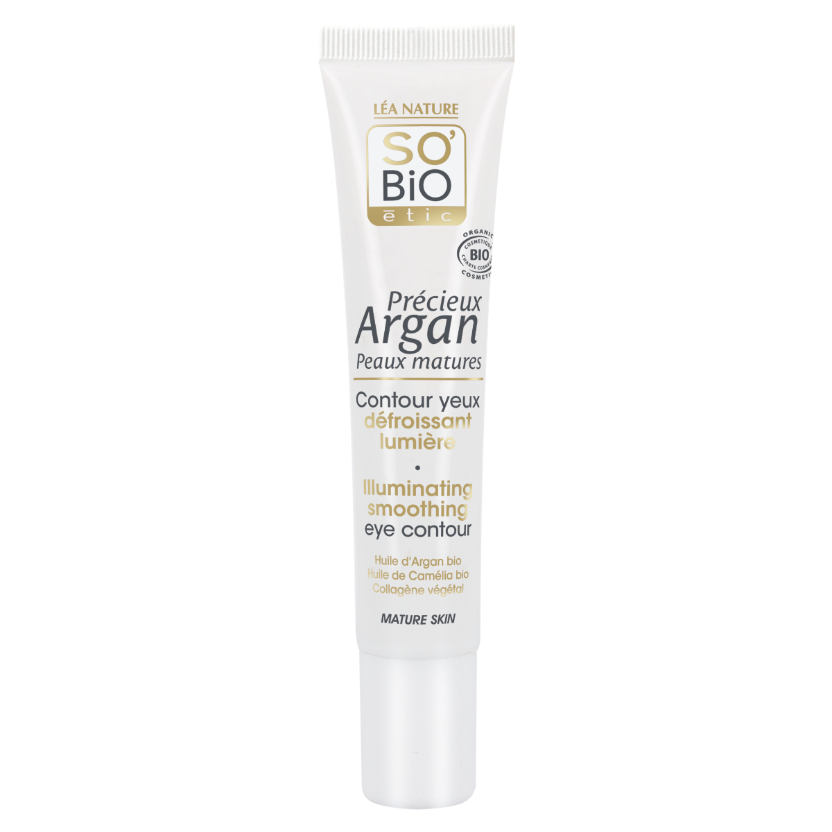 SO’BiO étic Anti-Age Precieux Argan Péče o oční okolí GOLD BIO 15 ml